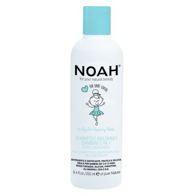 NOAH – Kinder Shampoo und Conditioner mit Milch und Zucker 250ML