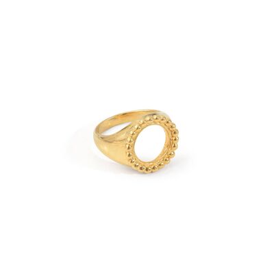 Silver Vermeil Signet Ring