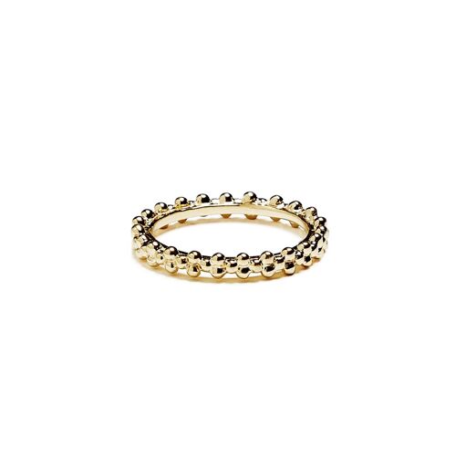 Bague trois perles Vermeil