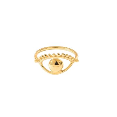 Vermeil Ajna Eye Ring