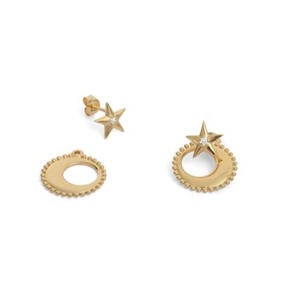 Moonstar earrings