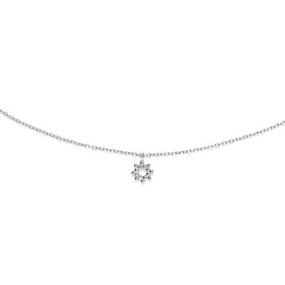 Collier mini soleil Argent