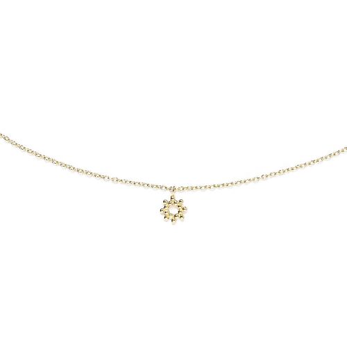 Collier mini soleil Vermeil