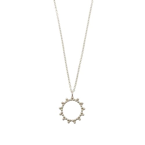 Collier soleil Argent