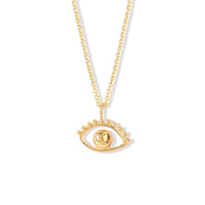 Vermeil Ajna Eye Necklace