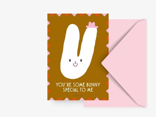 Postkarte / Some Bunny Special