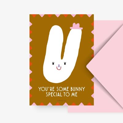 Postkarte / Some Bunny Special