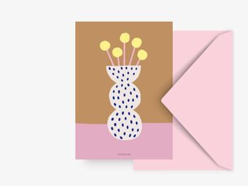 Carte postale / Vase à fleurs No. 3 1