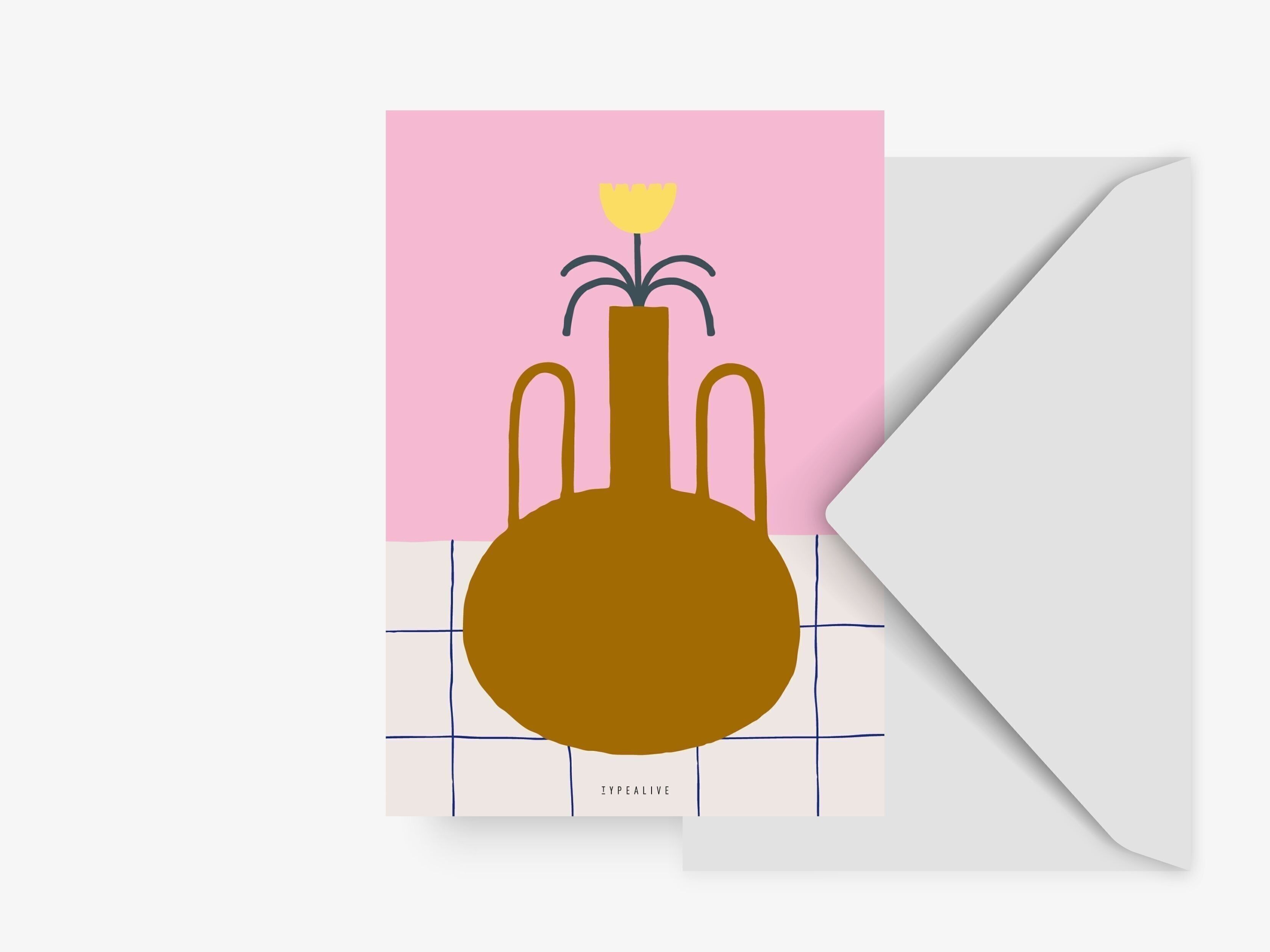 Postal / Florero No. 2