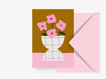 Carte postale / Vase à fleurs No. 1 2