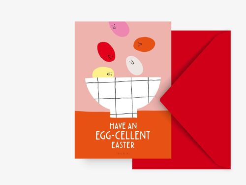 Postkarte / Egg-Cellent Easter
