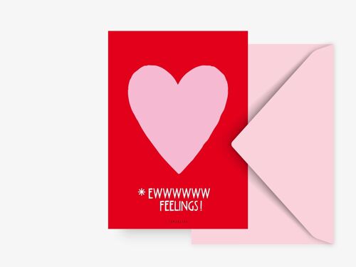 Postkarte / Ewww Feelings