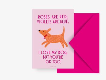 Carte postale / Valentine Dog No. 1 1