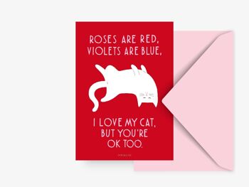 Carte postale / Valentine Cat No. 3 1