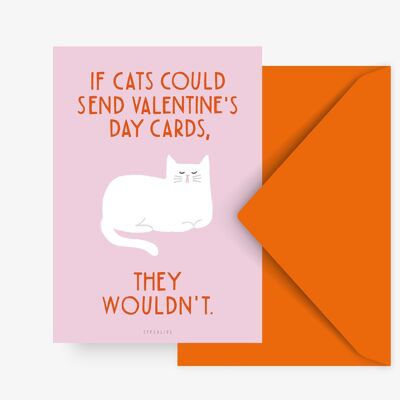 Postcard / Valentine Cat No. 2