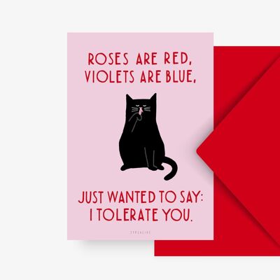 Carte postale / Valentine Cat No. 1