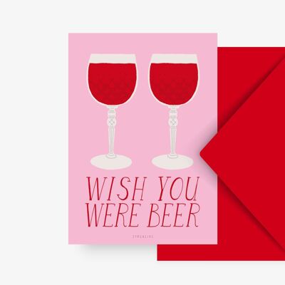 Postkarte / Wish You Were Beer