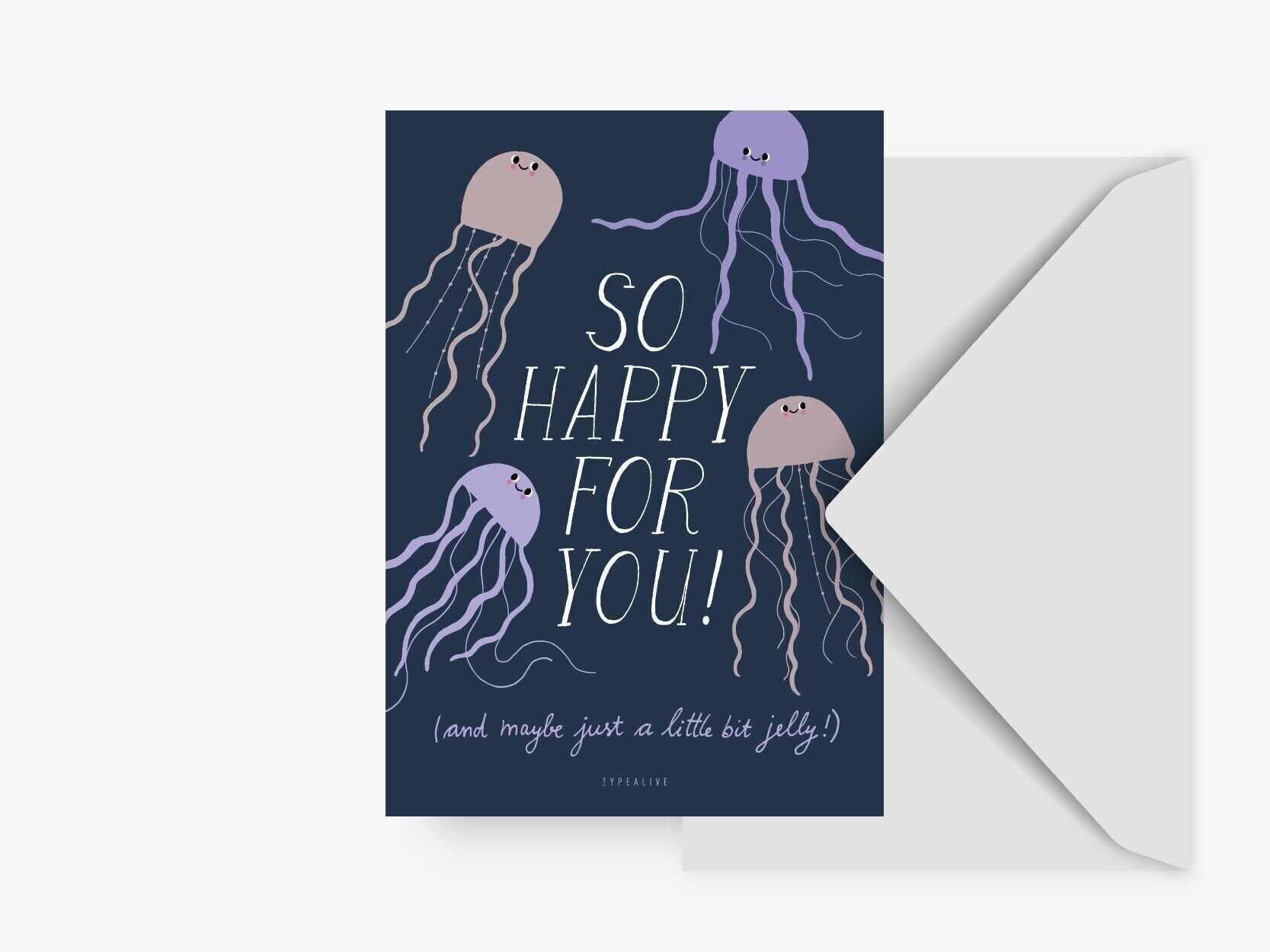 Postal / Un poco de gelatina