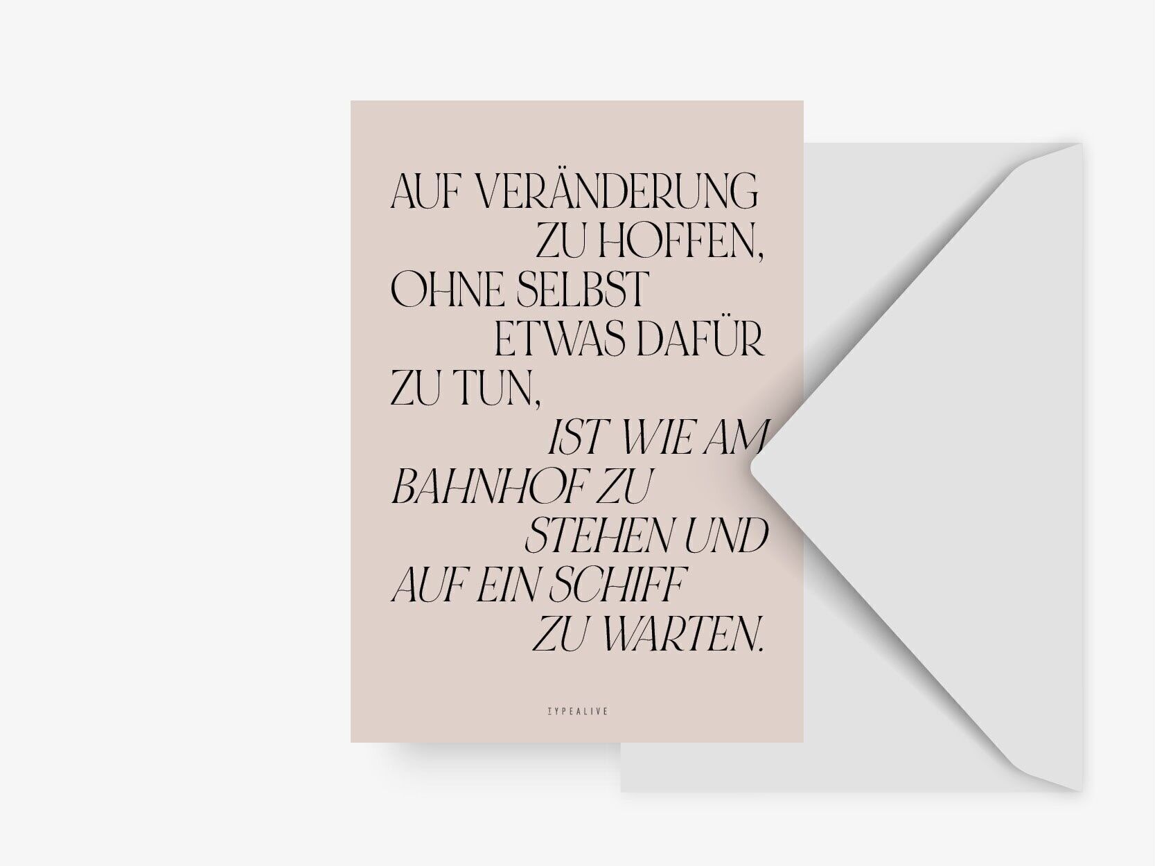 Postcard / Alteration