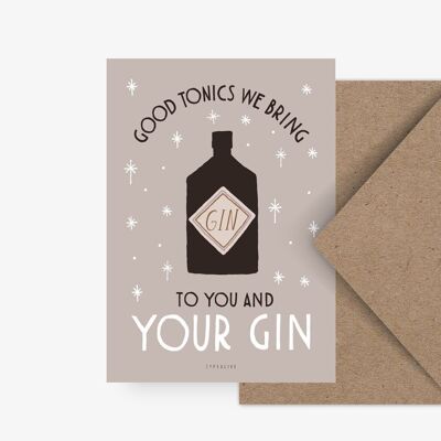 Carte postale / Votre Gin