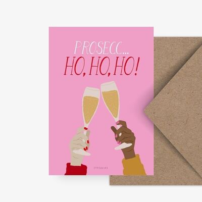 Carte postale / Prosecc-Ho-Ho-Ho
