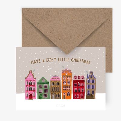 Postcard / Christmas Houses