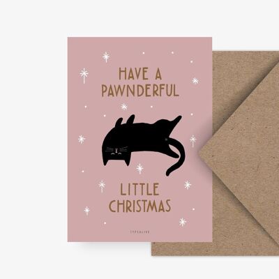 Postcard / Christmas Cat No. 3