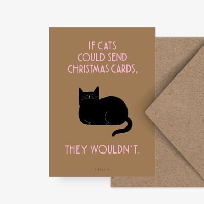 Postcard / Christmas Cat No. 2