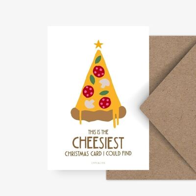 Carte postale / Carte de Noël la plus fromagère