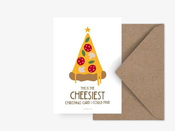 Carte postale / Carte de Noël la plus fromagère 2