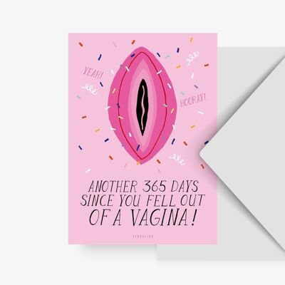 Postkarte / Vagina