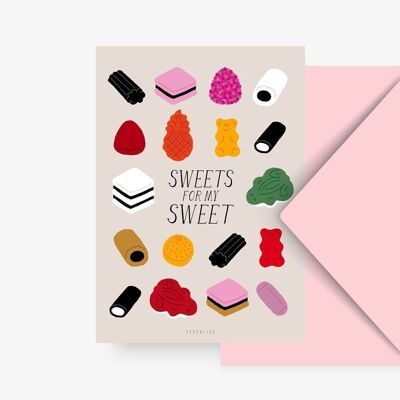 Postcard / Sweets