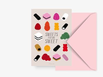 Carte postale / Bonbons 1