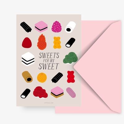 Postkarte / Sweets