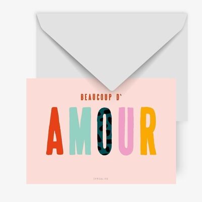 Carte Postale / Beaucoup D'Amour