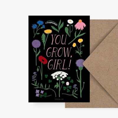 Postcard / You Grow Girl