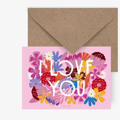 Postal / Amor florido