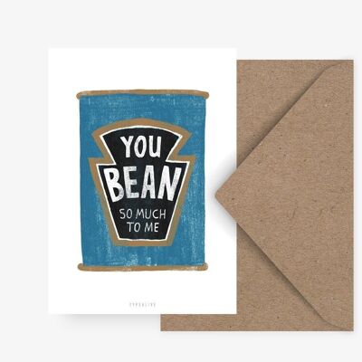 Postkarte / Bean So Much