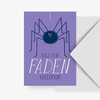 Postkarte / Faden Verloren