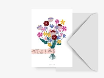 Carte postale / Bouquet de fleurs 1