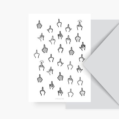 Carte postale / F*&k You
