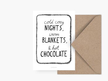 Carte Postale / Chocolat Chaud 2