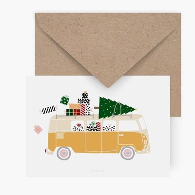 Postkarte / Driving Home For Christmas No. 3
