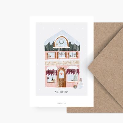 Postcard / Winter Wonder Shops No. 3