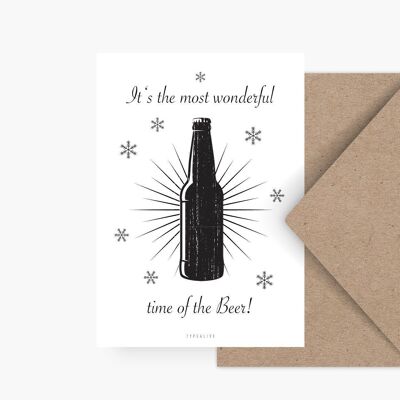 Carte Postale / Le Temps De La Bière