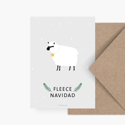 Cartolina / Vello Navidad