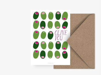 Carte postale / Olive You 1
