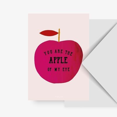 Postkarte / Apple Of My Eye