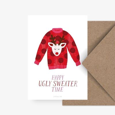 Postkarte / Ugly Sweater No. 1