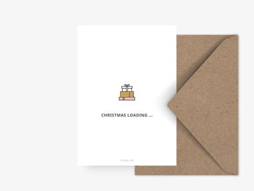 Postkarte / Christmas Is Loading No. 3